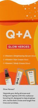 Zestaw upominkowy dla promiennej sk&oacute;ry Q+A Glow Heroes Gift Set