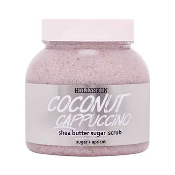 Cukrowy peeling z masłem shea HollySkin Coconut Cappuccino Shea Butter Sugar Scrub