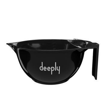 deeply Рlastikowa miska, czarna, 280 ml.