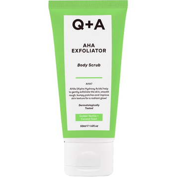 Peeling do ciała z kwasami AHA Q+A AHA Exfoliator Body Scrub 50 ml