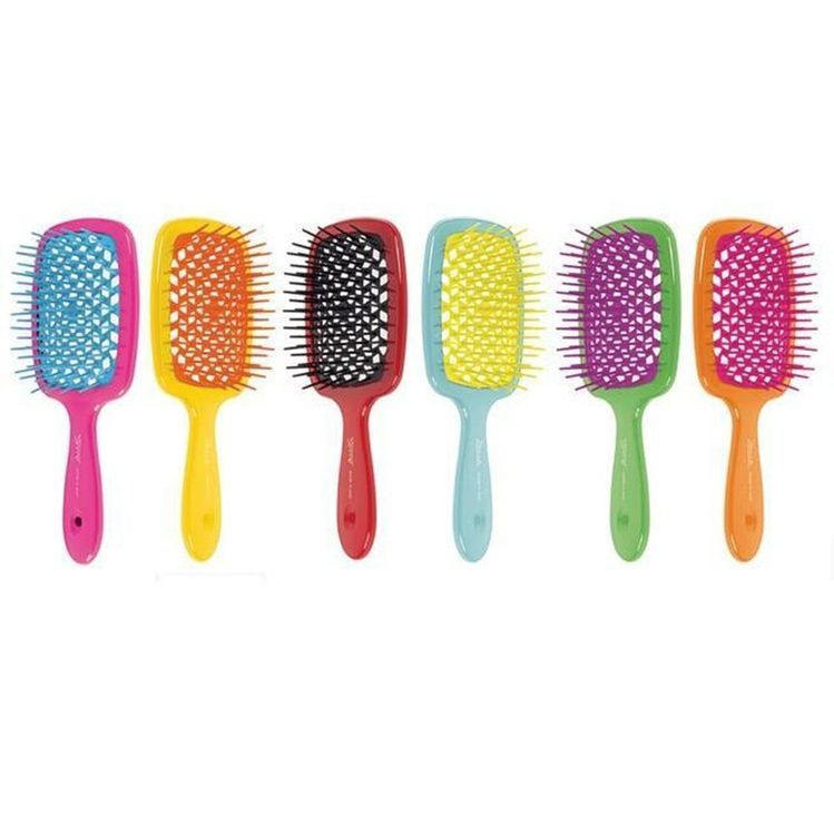 Janeke SUPERBRUSH PINK/MINT. Grzebień арт. 86SP226FUX