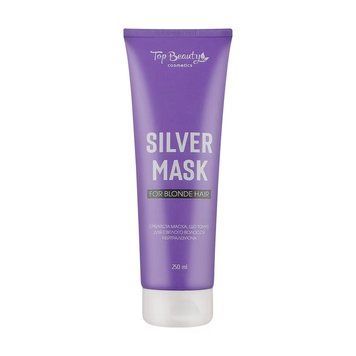 Srebrna maska neutralizująco-tonująca do jasnych włos&oacute;w TOP BEAUTY Silver Mask for Blonde Hair