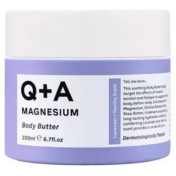 Kojące masło do ciała z magnezem Q+A Magnesium Body Butter