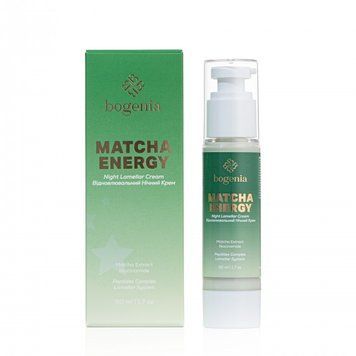 Nocny krem lamelarny z matchą Bogenia Matcha Energy Night Lamellar Cream
