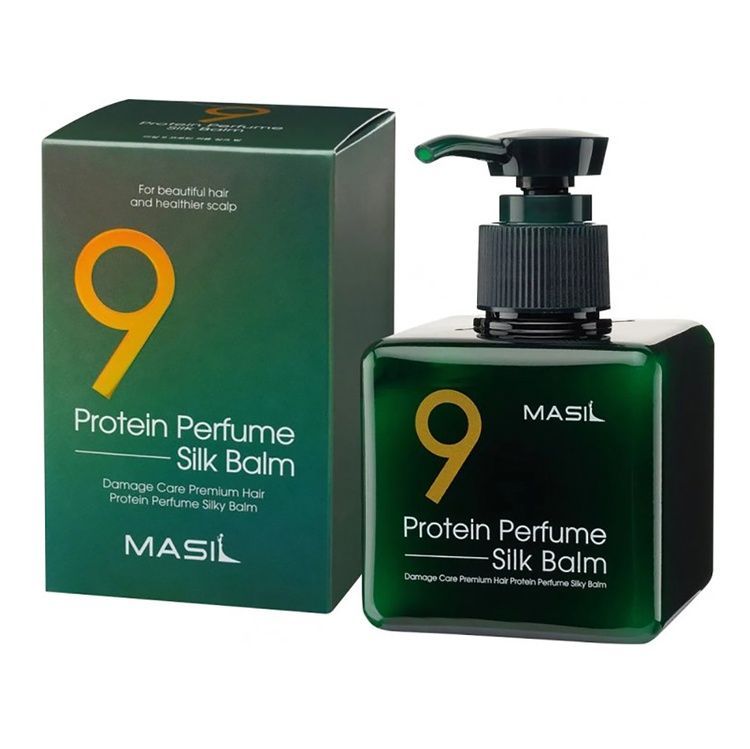 Masil 9 Protein Perfume Silk Balm Balsam bez spłukiwania do włos&oacute;w zniszczonych z proteinami 180 ml