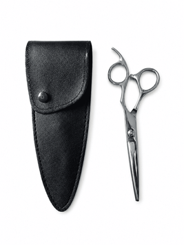 Metalowe nożyczki fryzjerskie w etui Hair Expert 5 mm