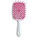 Janeke SUPERBRUSH-small WHITE/FUCHSIA. Grzebień. арт 56SP234 FUX