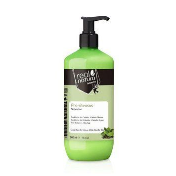 Szampon do oczyszczania sk&oacute;ry głowy skłonnej do przetłuszczania się Real Natura Pro-Oleosos Shampoo
