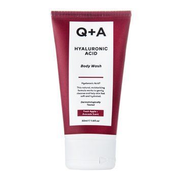 Oczyszczający żel do ciała z kwasem hialuronowym Q+A Hyaluronic Acid Body Wash 50 ml