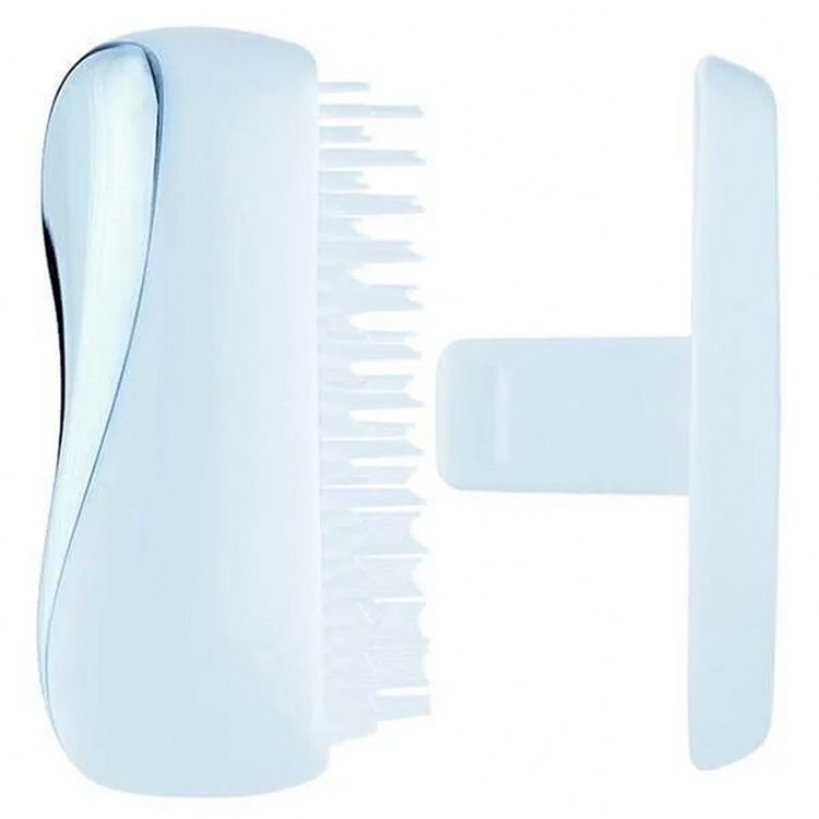 Tangle Teezer. Szczotka do włos&oacute;w Compact Styler Sky Blue Delight Chrome