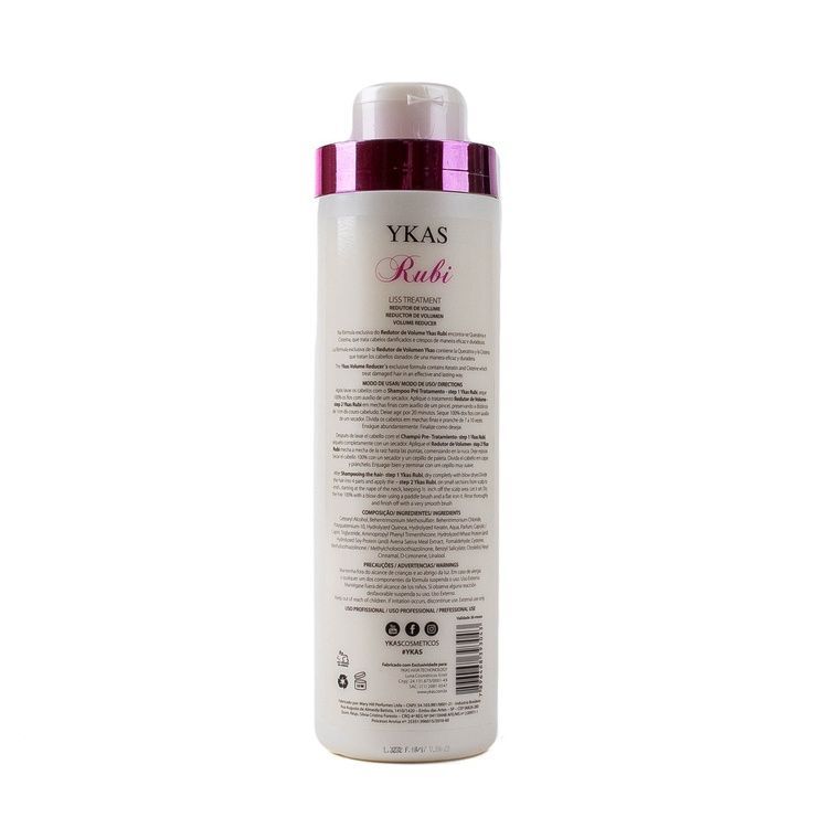 Prostowanie włos&oacute;w YKAS Rubi Liss Step 2 1000 ml