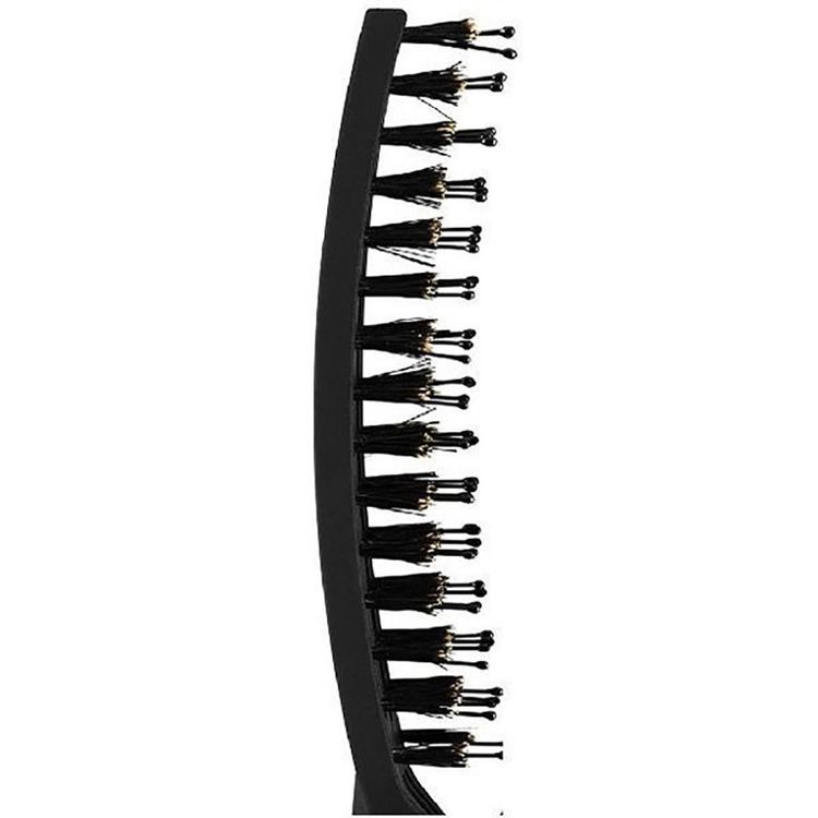 Olivia Garden Pędzel do masażu z naturalnym włosiem Finger Brush Combo Duży, czarny, art. OGBFBC3L