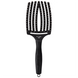 Olivia Garden Pędzel do masażu z naturalnym włosiem Finger Brush Combo Duży, czarny, art. OGBFBC3L