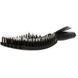 Olivia Garden Pędzel do masażu z naturalnym włosiem Finger Brush Combo Duży, czarny, art. OGBFBC3L