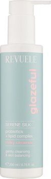 Mleczny preparat do oczyszczania twarzy REVUELE Glazeful Serene Silk Milky Cleanser