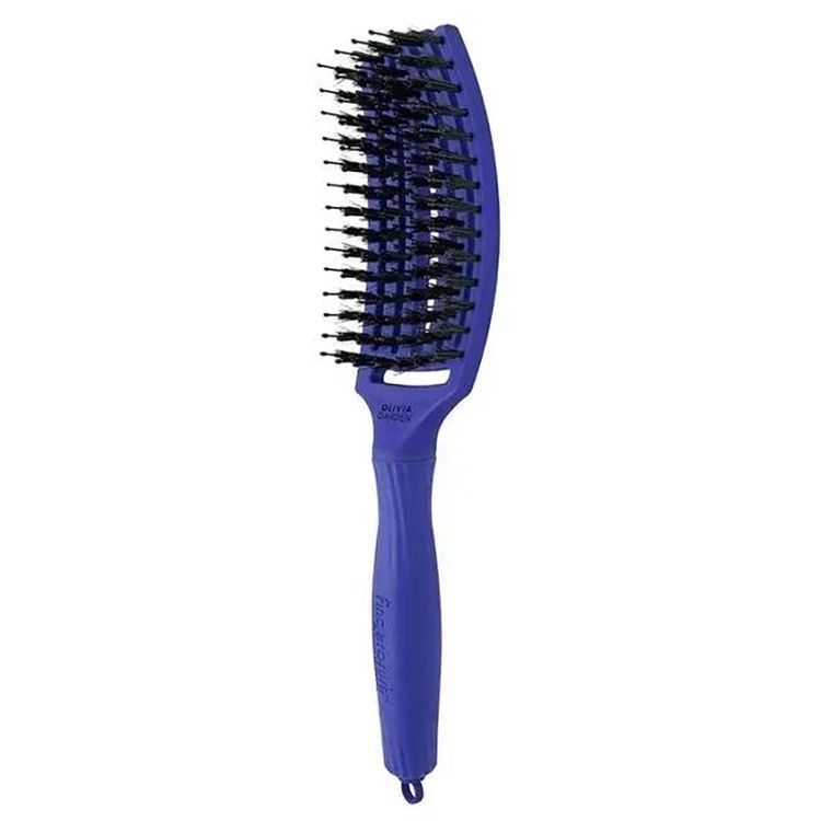 Olivia Garden Finger Brush Combo Medium, ciemnoniebieski, OGBFBC-BLU