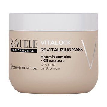 Maska rewitalizująca do włos&oacute;w suchych i łamliwych REVUELE Vitalock Revitalizing Mask