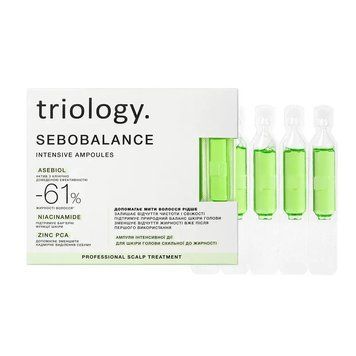 Serum r&oacute;wnoważące do sk&oacute;ry głowy ze skłonnością do przetłuszczania się Triology Sebobalance Intensive Ampoules