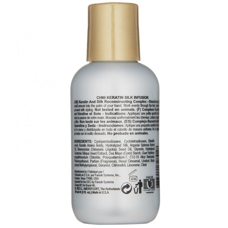CHI Keratin Silk Infusion Naturalny płynny jedwab, 15 ml