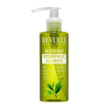 Hydrofilowy antyoksydacyjny preparat do mycia twarzy z ekstraktem z zielonej herbaty REVUELE Antioxidant Hydrophilic Cleanser with Green Tea Extract
