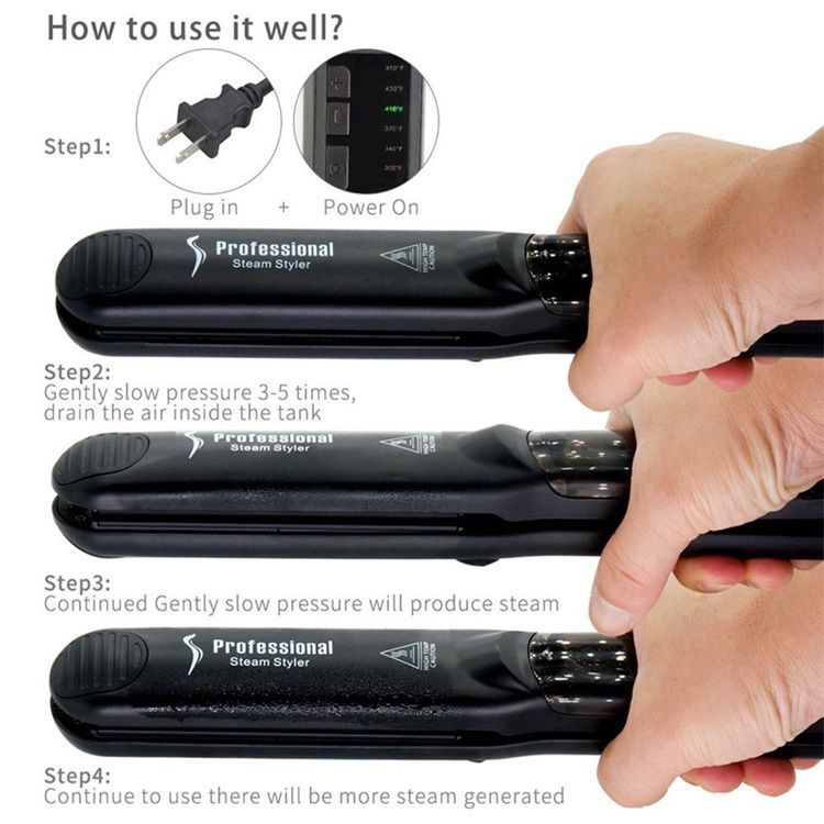Hair Expert Steam Black