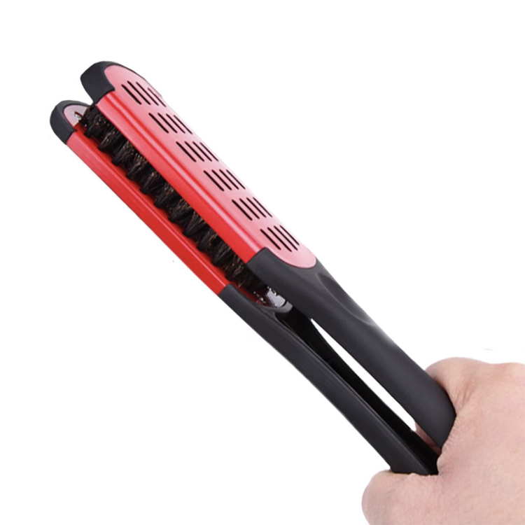 Hair Expert Hairbrush Black/Red grzebień zaciskowy