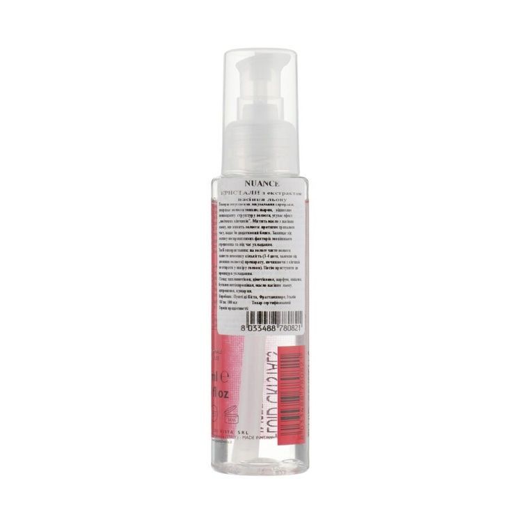 Nuance Cristalla Liquidi Al Semi Di Lino CP Płynne kryształy do włos&oacute;w "Ochrona koloru" 100 ml