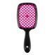 Janeke SUPERBRUSH BLACK/LIGHT PINK. Grzebień арт. 71SP226 FFL