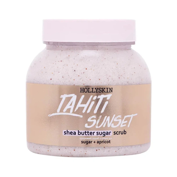 Cukrowy peeling z masłem shea i perlitem HollySkin Tahiti Sunset Shea Butter Sugar Scrub