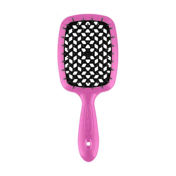 Szczotka do włos&oacute;w Janeke SUPERBRUSH Small FUCHSIA/BLACK 72SP234 RSA