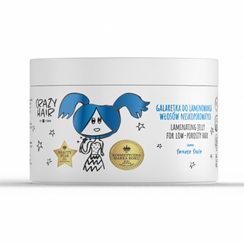 HiSkin Crazy Hair Mask Laminating Jelly For Low-Porosity Hair Forest Fruit Galaretowata maska do laminowania niskoporowatych włos&oacute;w Owoce leśne 300 ml