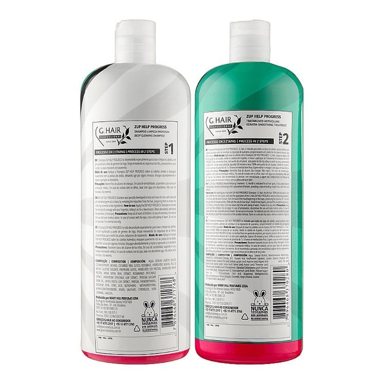 Zestaw do keratynowego prostowania włos&oacute;w G.Hair Zup 2x1000 ml