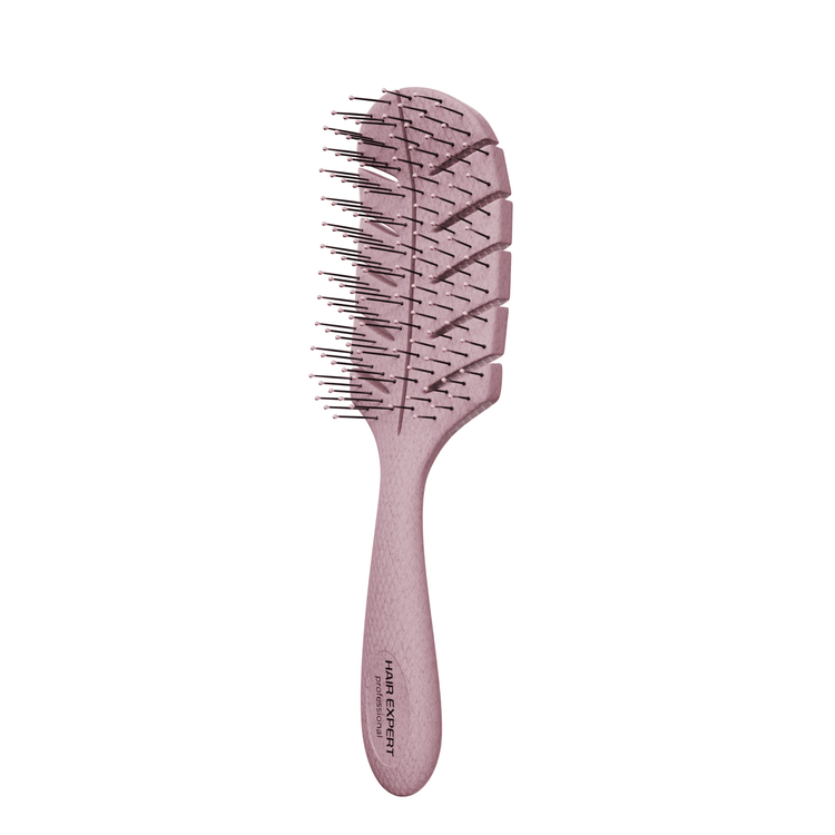 Hair Expert Eco Wheat Straw Brush, Pink (5439 M-2)